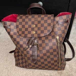 LV inspired Backpack